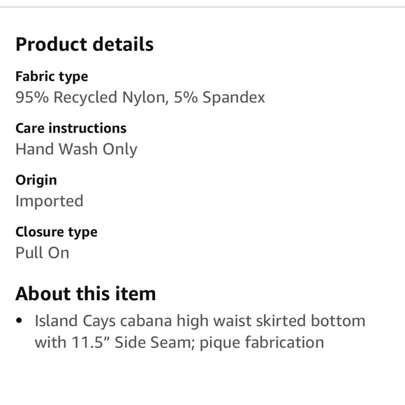 TOMMY BAHAMA Island Cays Cabana High Waisted Skirt Swim Bottom - Picture 10 of 11